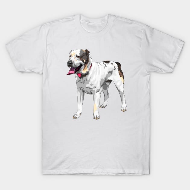 Central Asian Shepherd Dog T-Shirt by kavalenkava